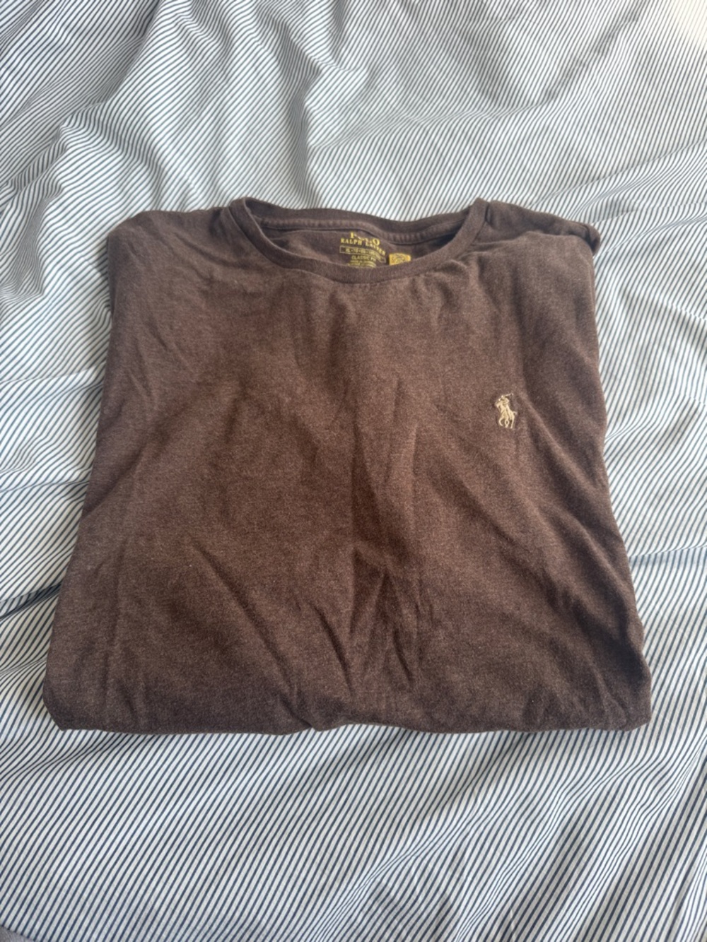 Polo Ralph Lauren Brown Crewneck Tee